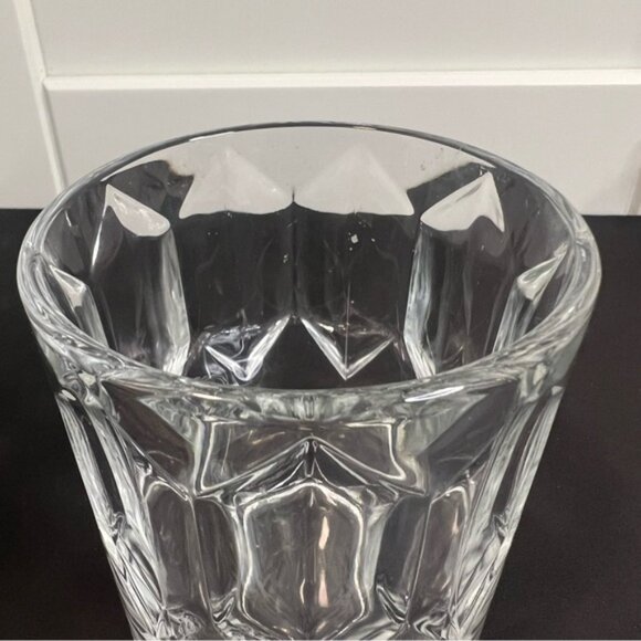 CROWN ROYAL Embossed Clear Crystal Whiskey Drinking Old Fashioned Glass Tumbler - Picture 8 of 8